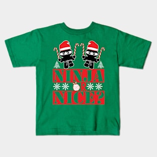 Ninja Or Nice? Kids T-Shirt